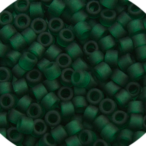 Frasco Delica 11/0 RD n.° 0767 color esmeralda oscuro mate de 5,2 g