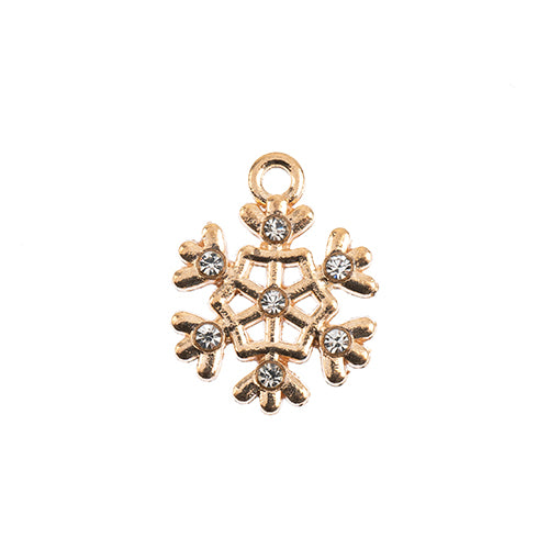 Sweet & Petite Charms, 18x14mm Snowflake