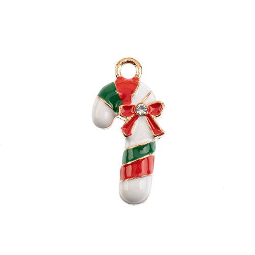 Sweet & Petite Charms, 22x11mm Candy Cane