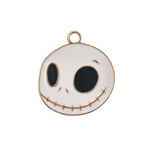 Sweet & Petite Charms, 21x20mm Ghost Happy Face