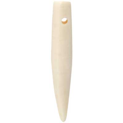 1.5inch Tusk Shape, Worked Bone