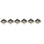 Preciosa Czech Crystal Bead Rondell 5mm 32pcs, Medium Vitrail