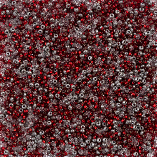 10/0 Preciosa Seed Beads Candy Apple Mix
