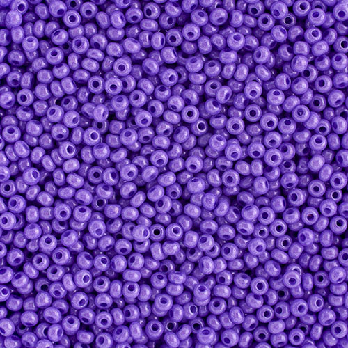 10/0 Preciosa Seed Beads Opaque Dyed Dark Violet