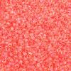 10/0 Preciosa Seed Beads C/L Yellow/Coral Terra Color