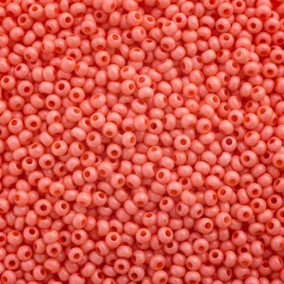 10/0 Preciosa Seed Beads Chalk Coraline SOLGEL