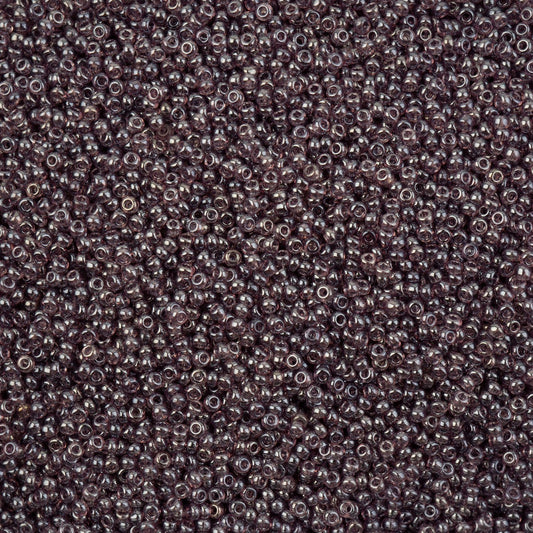 11/0 Preciosa Seed Beads Transparent Light Amethyst Luster