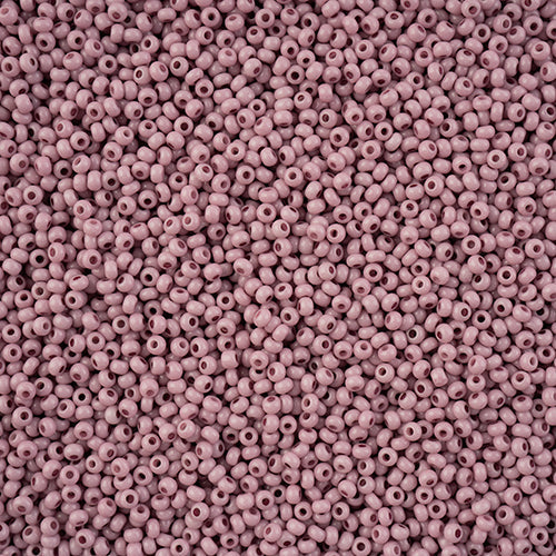 11/0 Preciosa Seed Beads Plum Chalk Dyed Solgel