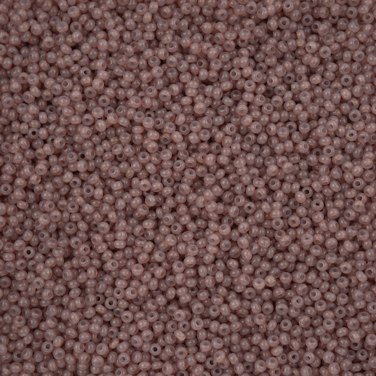 11/0 Preciosa Seed Beads Alabaster Brown Solgel