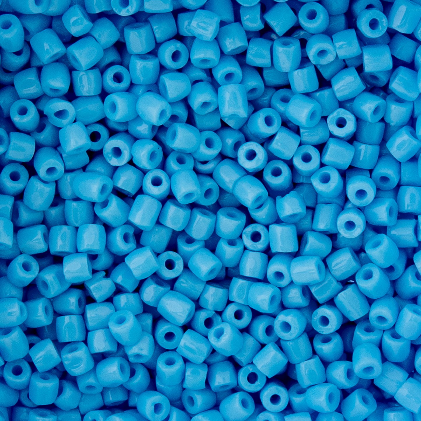 9/0 3Cut Czech Seed Beads, 13g vial, Opaque Light Blue