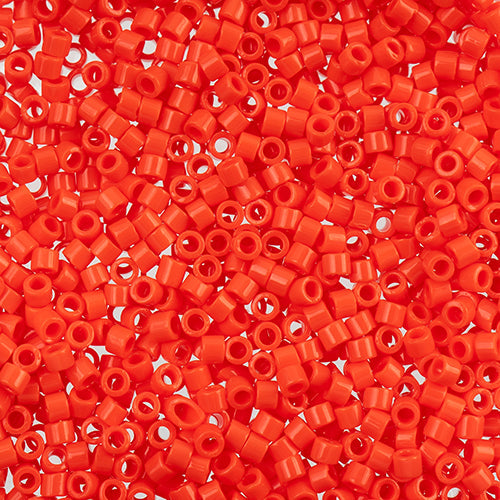 Frasco Delica 11/0 RD n.° 0727 de color rojo bermellón de 5,2 g