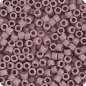 Delica 11/0 RD #0728 Vial opaco malva de 5,2 g