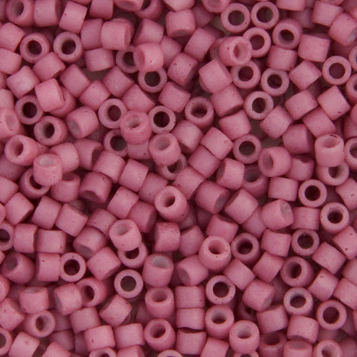 Delica 11/0 RD #0800 Antique Rose Opaque Teint Mat Flacon de 5,2 g