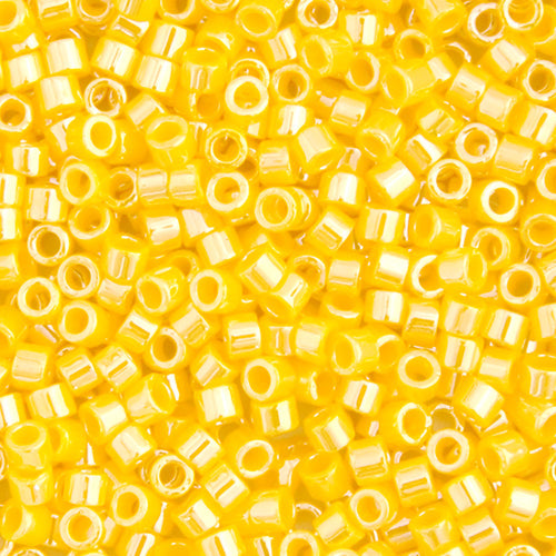 Frasco de 5,2 g Delica 11/0 RD n.º 1562, color amarillo canario opaco y lustre