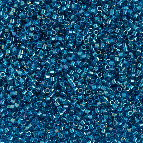 Delica 11/0 RD #2385 Fancy Lined Blue Zircon