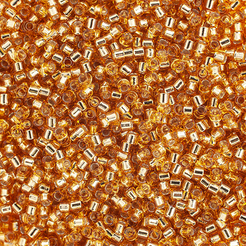 Delica 10/0 RD #0042 Gold Silver Lined 5.2g Vial