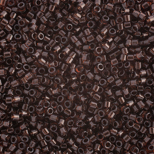 Delica 10/0 RD #0715 Dark Brown Transparent 5.2g Vial