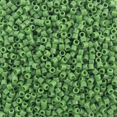 Delica 10/0 RD #0724 Green Pea Opaque 5.2g Vial