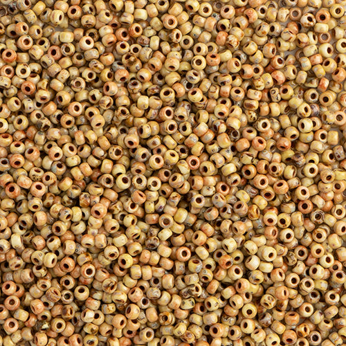 8/0 Miyuki Seed Beads Picasso Yellow