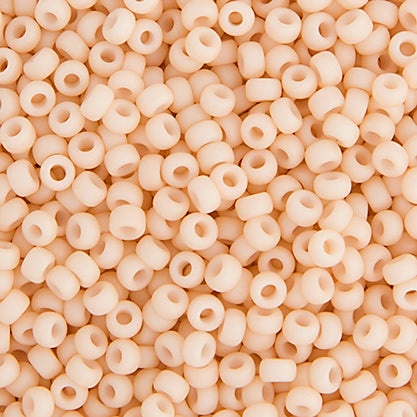 11/0 Miyuki Seed Beads Dark Cream Opaque Matte