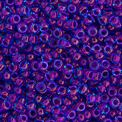 Miyuki Seed Bead 15/0 Aqua Fuchsia Lined Luster