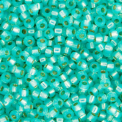 Miyuki Seed Bead 15/0 Aqua Green S/L Opal Dyed Alabaster