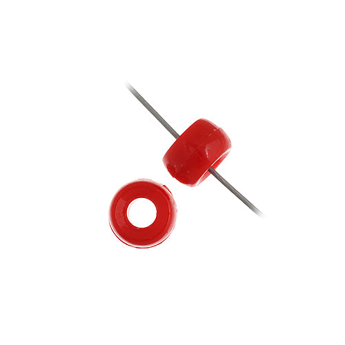 6mm Crow(Pony) Beads, Acrylic - See Color Options