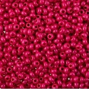 8/0 Preciosa Terra Intensive Seed Beads Rose, frasco de 22 g