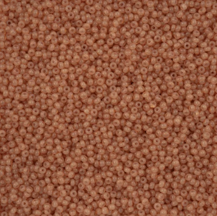 11/0 Preciosa Seed Beads Alabaster Light Brown Solgel