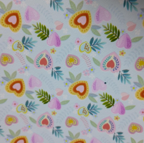 Heart Fruit - 8*12 Inch Vinyl Backing Material