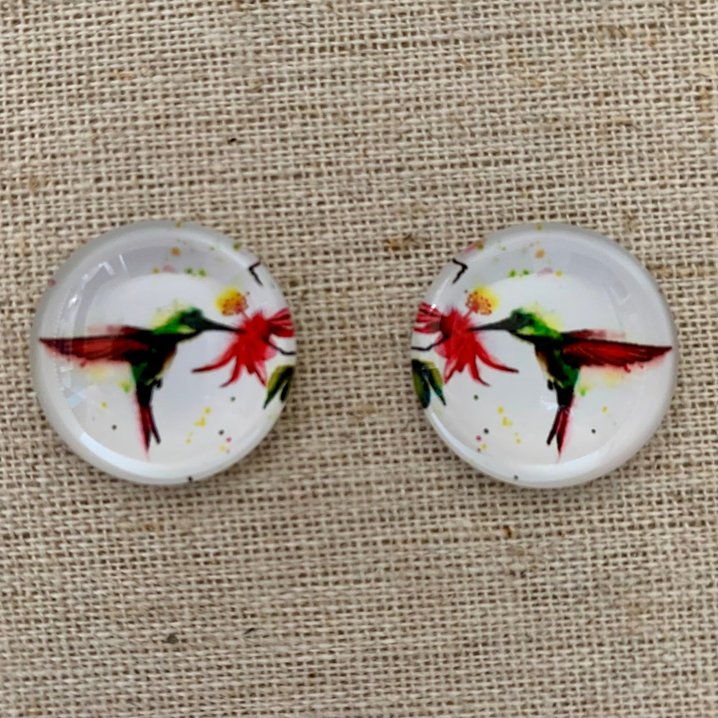 20mm Color Splash Image in Glass, Glue on - See Color Options