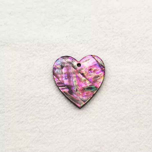 28*30mm Abalone Shell Heart Shape - See Color Options