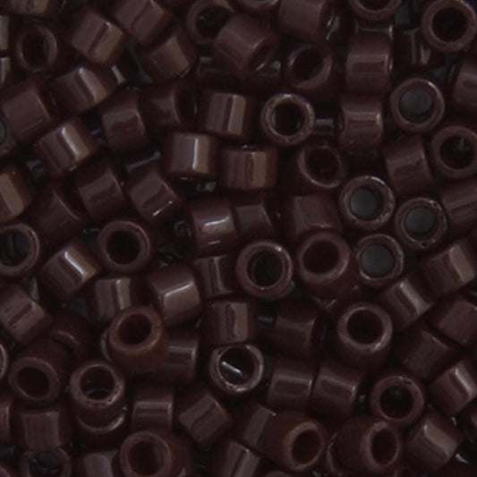 Frasco de 5,2 g de Delica 11/0 RD n.° 0734 color marrón chocolate