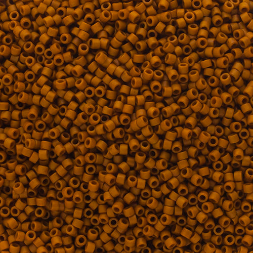 Frasco de canela marrón mate glaseado esmerilado Delica 11/0 RD n.° 2286 de 5,2 g