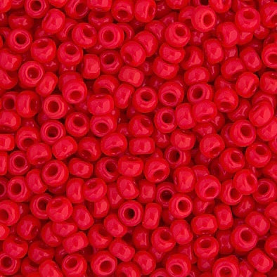 Perlas de semillas Miyuki 11/0 de color rojo opaco, se venden en bolsas o frascos de 22 g