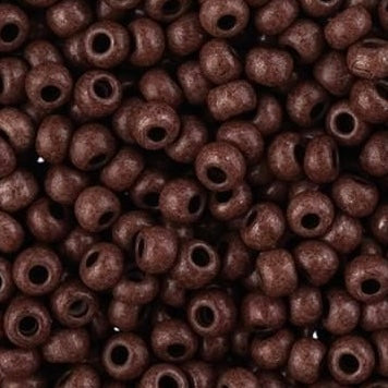 Perles de rocaille Preciosa Terra Intensive 8/0, marron foncé, flacon de 22 g
