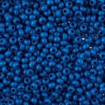Perles de rocaille Preciosa Terra Intensive 8/0 bleues, flacon de 22 g