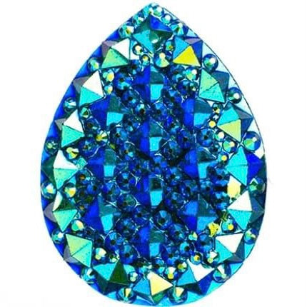 30*40 Resin Sew-On Gummy Spike Drop - See Color Option