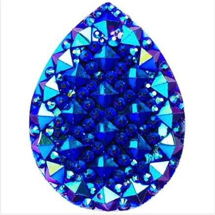 30*40 Resin Sew-On Gummy Spike Drop - See Color Option