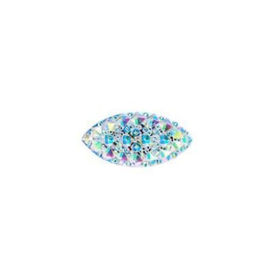 Navette à picots en résine à coudre 7 x 15 mm - Voir les options de couleur
