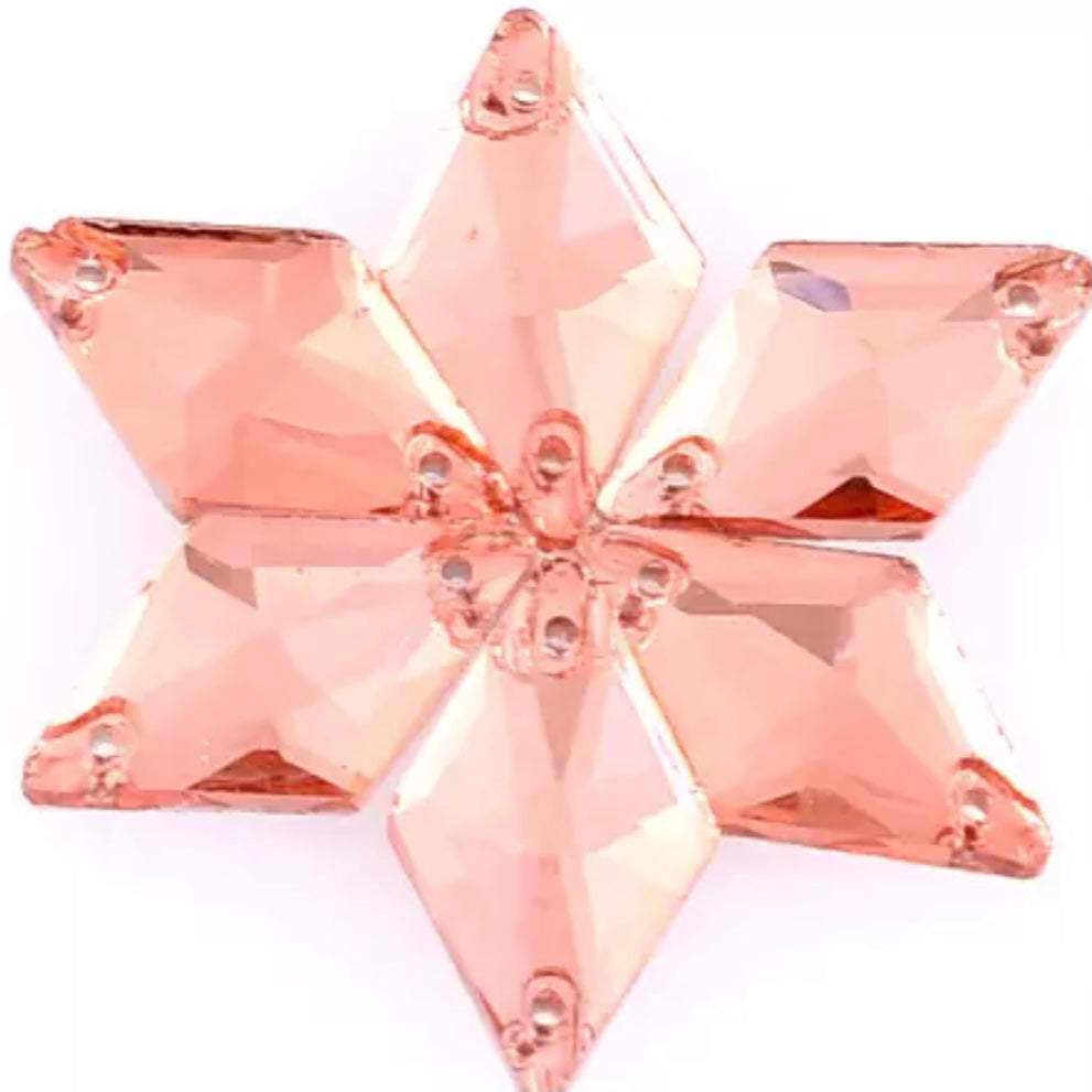 11*19 Glass Rhombus, Crystal AB, Sold in Packs of 28 - Bulk Package