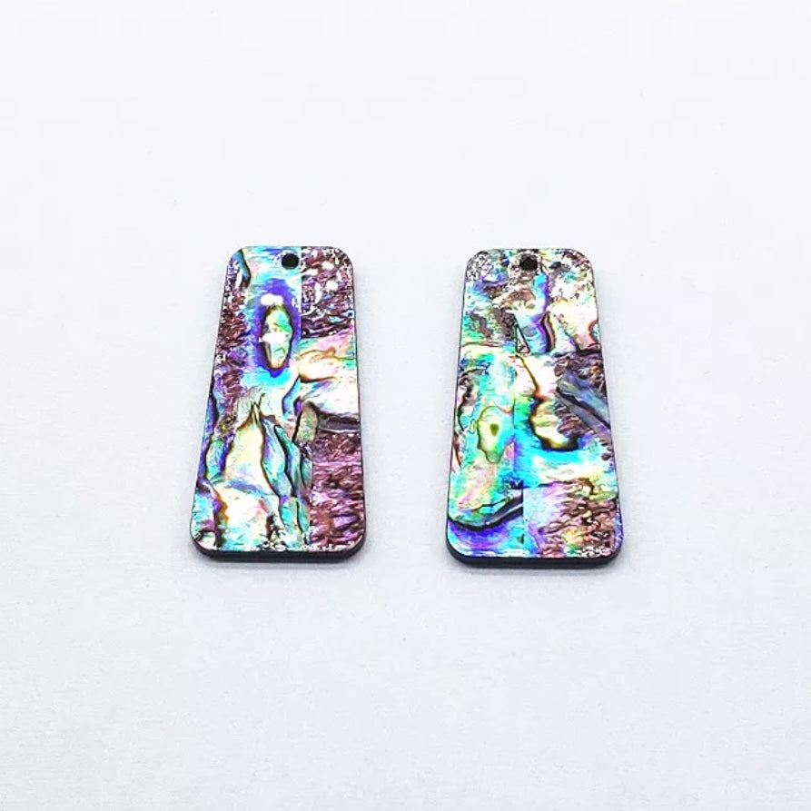19*37mm Abalone Shell Trapezoid - See Color Options
