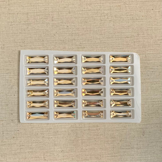7*21 Baguette Sew On Glass - See Color Options