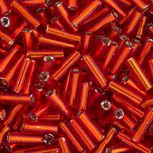#3 Bugles Preciosa Red Silverlined