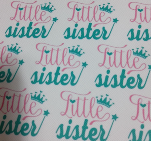 Little Sister - 8*12 Inch Vinyl Backing Material