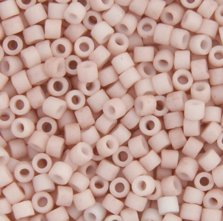 Delica 11/0 RD #1515 Pink Champagne Opaque Matte 5.2g Vials