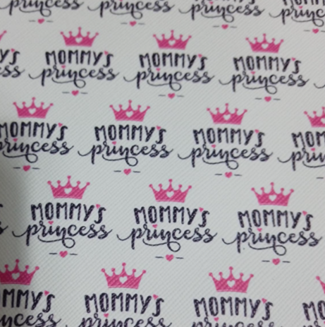Mommy's Princess - 8*12 Inch Vinyl Backing Material