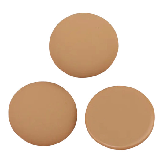 24mm Mixed Matte, Round Dome, Glue On Resin Gems, Sold in Pairs - See Color Options
