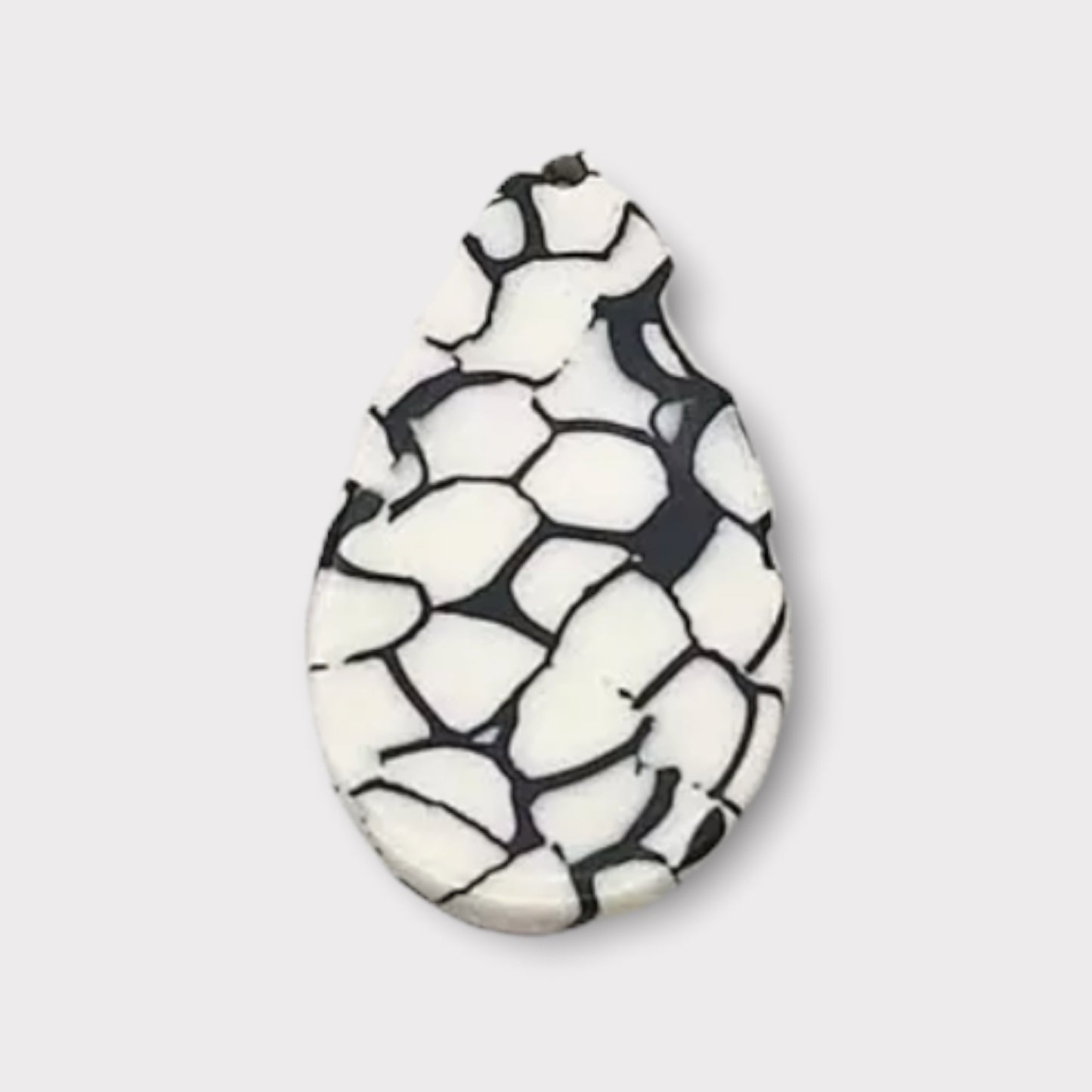 Cabochons en acrylique à effet craquelé, à coudre sur un trou, vendus par paire