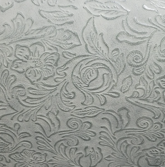 Sage Metallic Embossed - 8*12 Inch Vinyl Backing Material